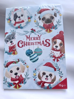Advent Calendar Kerstmis 2 Melk Chocolade 75Gr