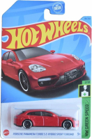 HOT WHEELS PORSCHE PANAMERA TURBO S E- HYBRID SPORT TURISMO 1:64 GREEN SPEED 2/10