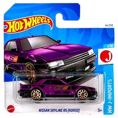 HOT WHEELS NISSAN SKYLINE RS 6 (KDR30) PURPER GOLD 44/250 1:64 HW J-IMPORTS 1/10