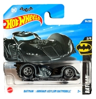 HOT WHEELS BATMAN ARKHAM ASYLUM BATMOBILE 54/250 1:64 HW 2025 BATMAN 2/5 SHORT CARD