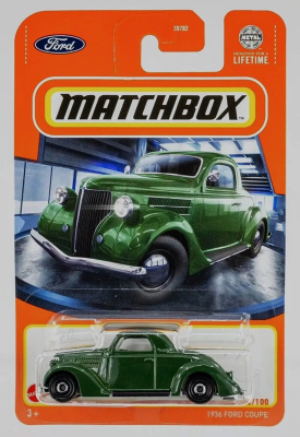 MATCHBOX 1936 FORD COUPE GREEN (1:64)