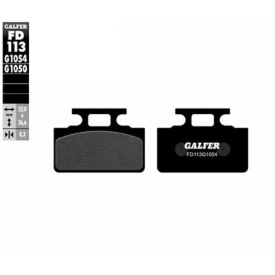 Galfer Achterremblokken SYM MIO HONDA NSF 250 R 2012 2015 (FD113)