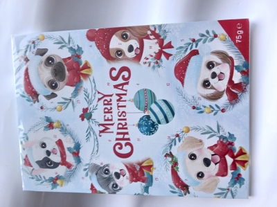Advent Calendar Kerstmis 2 Melk Chocolade 75Gr