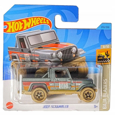 HOT WHEELS BL JEEP SCRAMBLER 233/250 083 HW BAJA BLAZERS 8/10