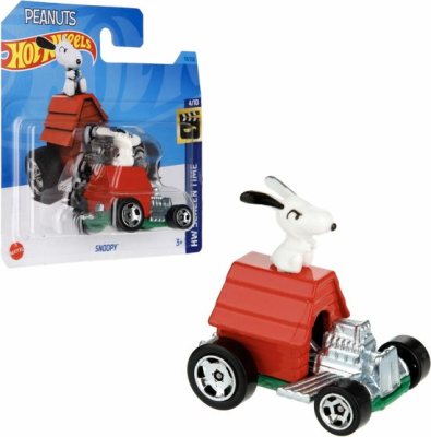 HOT WHEELS SNOOPY PEANUTS 78/250 1:64 RED HW SCREEN TIME 4/10