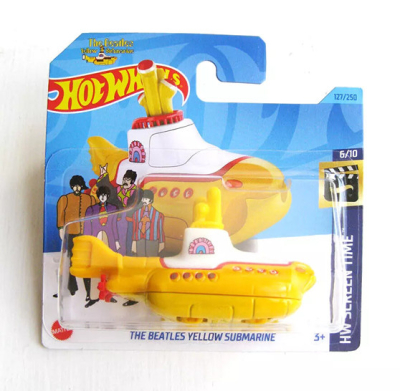 HOT WHEELS YELLOW SUBMARINE THE BEATLES 1969 1:64