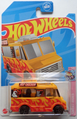 HOT WHEELS BUS HOT CHICKEN QUICK BITE 31/250 YELLOW (1:64) SWEET RIDES 3/5