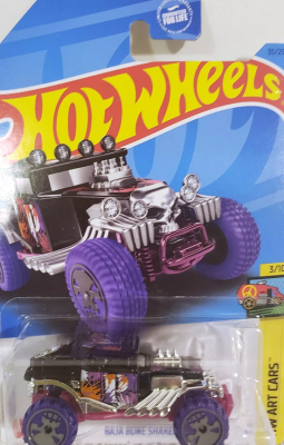 HOT WHEELS BAJA BONE SHAKER 35/250 1:64 HW3/10 HW ART CARS 3/10