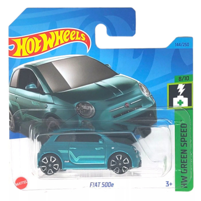 HOT WHEELS FIAT PANDA 500e 144/250 1:64 HW GREEN SPEED 8/10