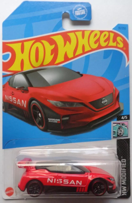 HOT WHEELS NISSAN LEAF NISMO RC_02  RED 91/250 1:64 HW MODIFIED 4/5