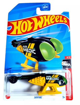 HOT WHEELS SKYFIRE AIR MEDIC 239/250 (1:64) HW RESCUE 8/10