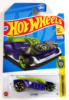 HOT WHEELS CLIP ROD PURPER/GREEN 119/250 (1:64) EXPERIMOTORS 5/5