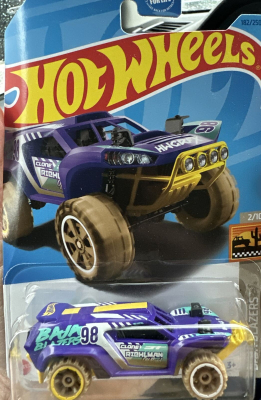 HOT WHEELS DUNE CRUSHER 182/250 1:64 BLUE ?HW BAJA BLAZERS 2/10