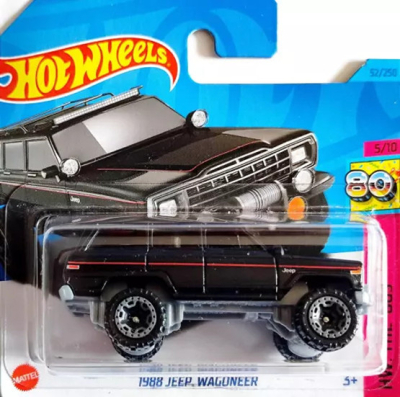 HOT WHEELS 1988 JEEP WAGONEER 52/250 BLACK (HW THE '80S) 5/10