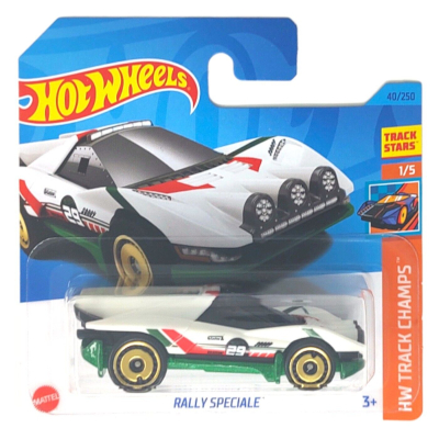 HOT WHEELS RALLY SPECIALE GREEN/WHITE 40/250 1:64 HW TRACK CHAMPS 1/5