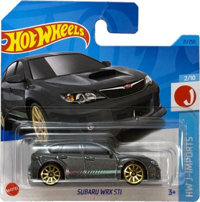 Hot Wheels Auto Subaru WRX STI 7 cm - Die Cast 21/250