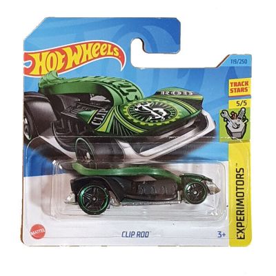 HOT WHEELS CLIP ROD 119/250 1:64 RACING GREEN EXPERIMOTORS 5/5