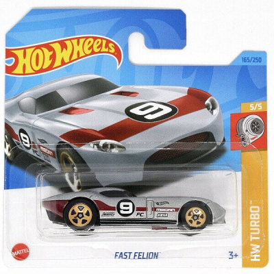 HOT WHEELS FAST FELION GREY 165/250 1:64 HW TURBO 5/5