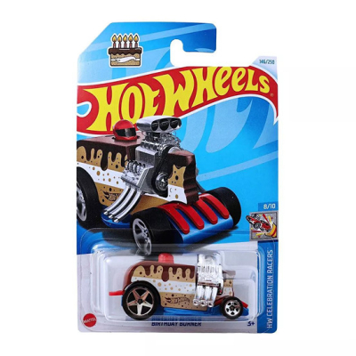 HOT WHEELS BIRTHDAY BURNER CAKE 146/250 (1:64) HW CELEBRATION RACERS 8/10