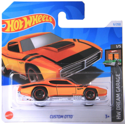 HOT WHEELS CUSTOM OTTO 6/250 ORANGE 1:64 HW DREAM GARAGE 1/5