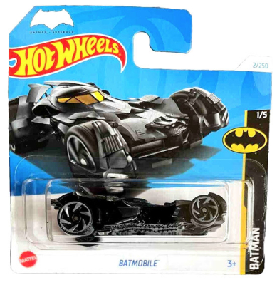 HOT WHEELS BATMOBILE BLACK 2/250 1:64  HW BATMAN 1/5