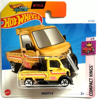 HOT WHEELS MIGHTY K GOLD SURF SKATE 21/250 1:64 HW COMPACT KINGS 1/5