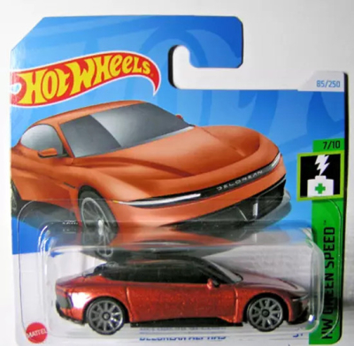 HOT WHEELS DELOREAN ALPHAS BRONS 85/250 1:64 HW GREEN SPEED 7/10
