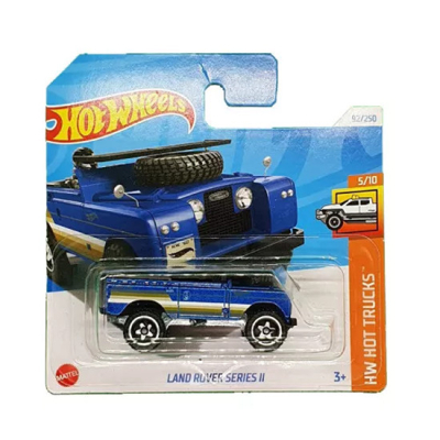HOT WHEELS LAND ROVER SERIES II 92/250 1:64 BLUE HW HOT TRUCKS 5/10