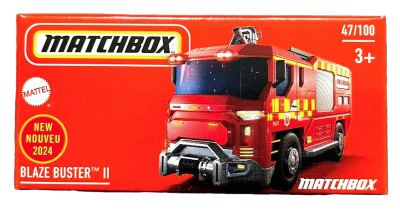 BLAZE BUSTER II 47/100 MATCHBOX 1:64 FIRE RED