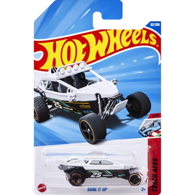 HOT WHEELS DUNE IT UP 92/250 WHITE 1:64 HW TRACK ACES 2/5