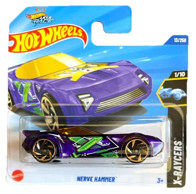 HOT WHEELS NERVE HAMMER PURPER X 1:64 13/250 HW X RACERS 1/10 SHORT CART 2025