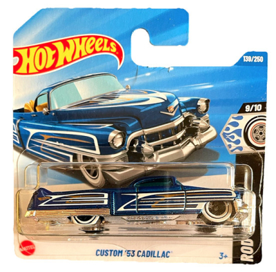 HOT WHEELS CUSTOM '53 CADILLAC CHEVY 139/250 1:64 HW ROD SQUAD 9/10