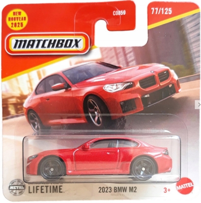 Matchbox M2 MATCHBOX 2023 BMW M2 COUPE RED METAL77/125 1:64 (JBR10-LA10) SHORT CARD ...