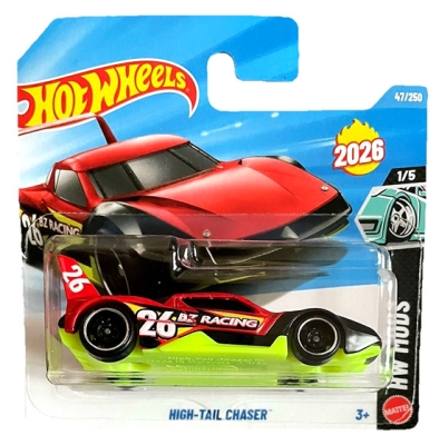 HOT WHEELS HIGH-TAIL CHASER BZ RACING RED GREEN 47/250 HW MODS 1/5 SHORT CARD 2026