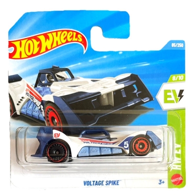 HOT WHEELS VOLTAGE SPIKE ICE BLUE 85/250 HW EV 8/10 SHORT CARD 2026
