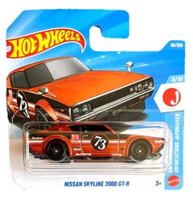 HOT WHEELS NISSAN SKYLINE 2000 GT-R RED METALIC 88/250 HW J-IMPORTS 3/10 SHORT CARD 2026
