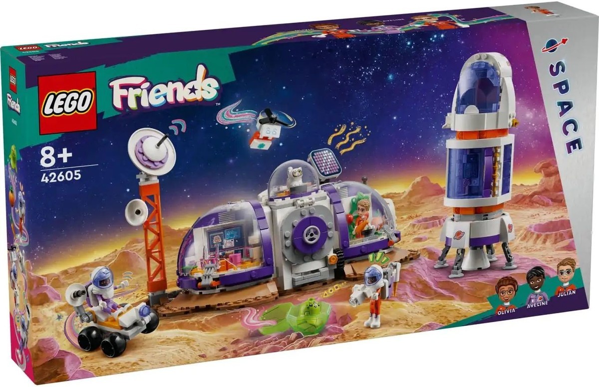 Ruimtebasis op Mars en raket Lego (42605)