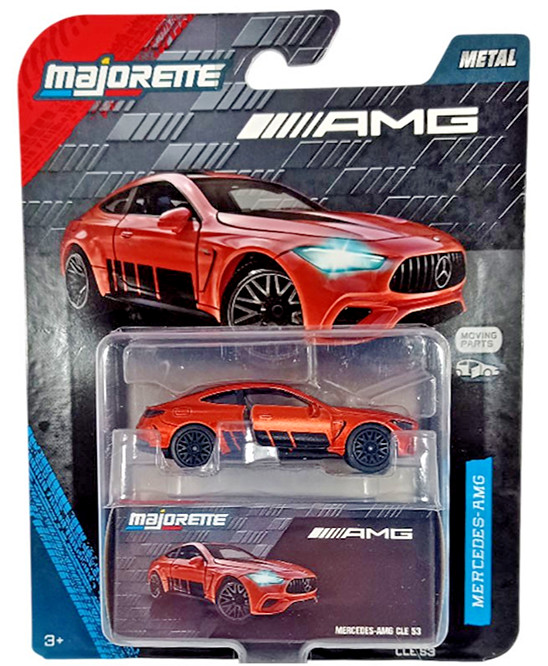 MAJORETTE MERCEDES AMG CLE S3 EDITION LIMITED ORANGE BRONS SERIES METAL1:64 VINTAGE