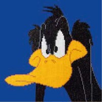 Daffy Duck Diamond Dotz: 32x32 cm (CD236000405)