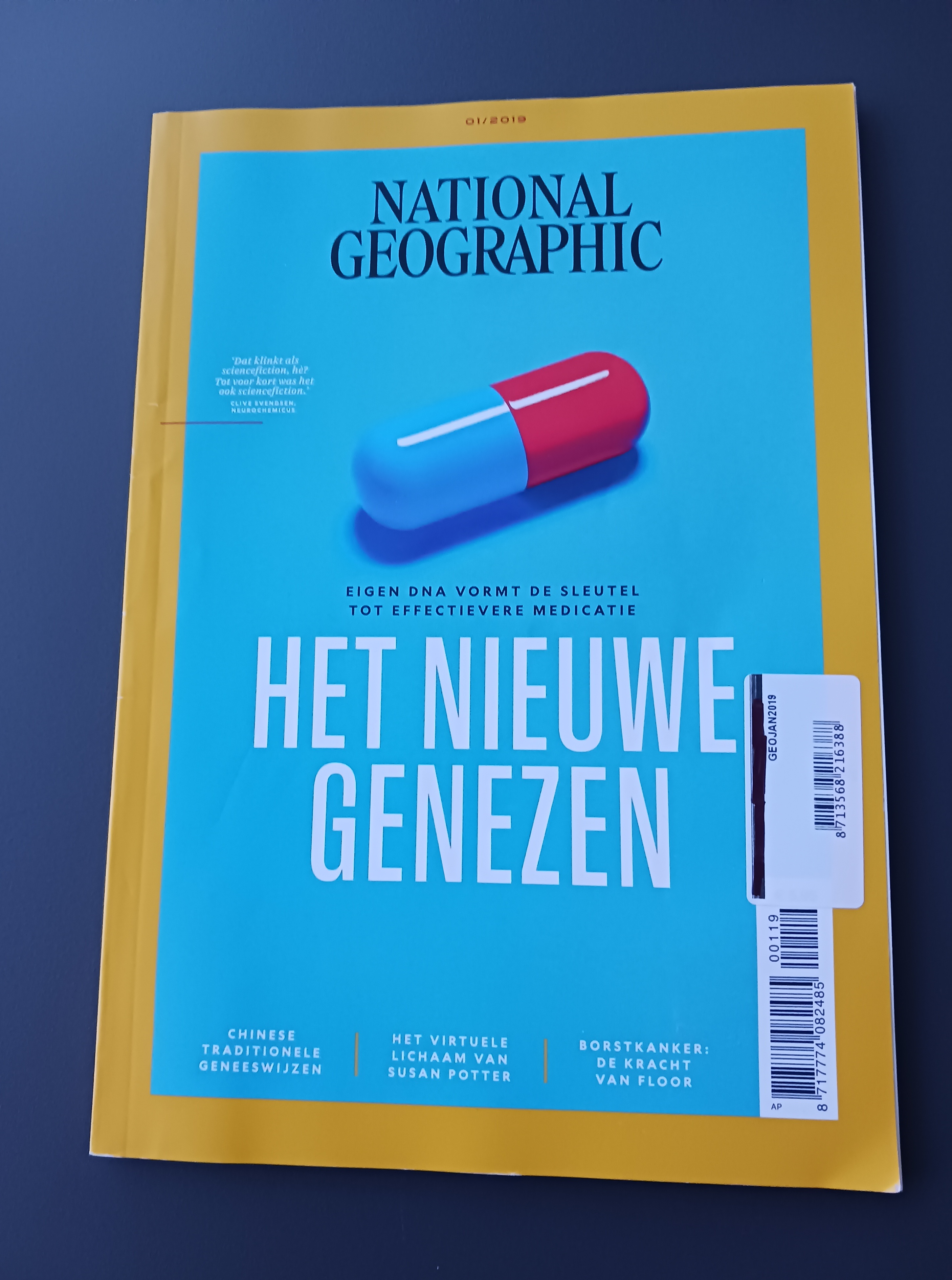 NATIONAL GEOGRAPHIC JANUARI 2020 EDITIE 1 NEDERLANDS TIJDSCHRIFT
