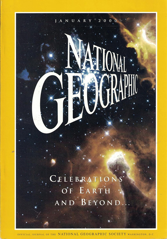 NATIONAL GEOGRAPHIC JANUARY 2000 EDITIE 1 ENGELS TIJDSCHRIFT (CELEBRATIONS OF EARTH AND BEHOND)