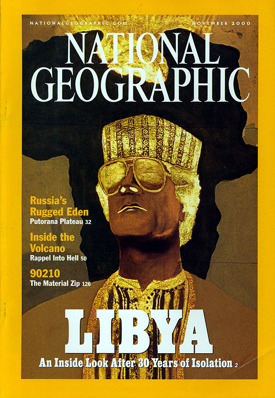 NATIONAL GEOGRAPHIC NOVEMBER 2000 EDITIE 09 ENGELS TIJDSCHRIFT LIBYA