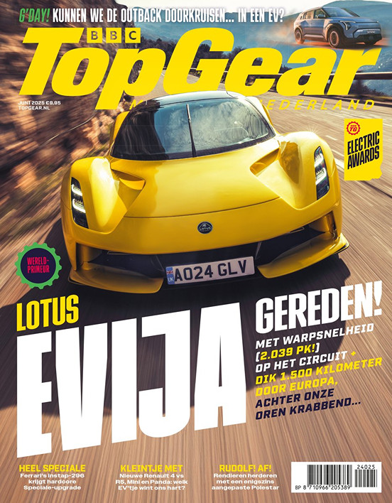 TOPGEAR 2025 JUNI TIJDSCHRIFT NUMMER 240